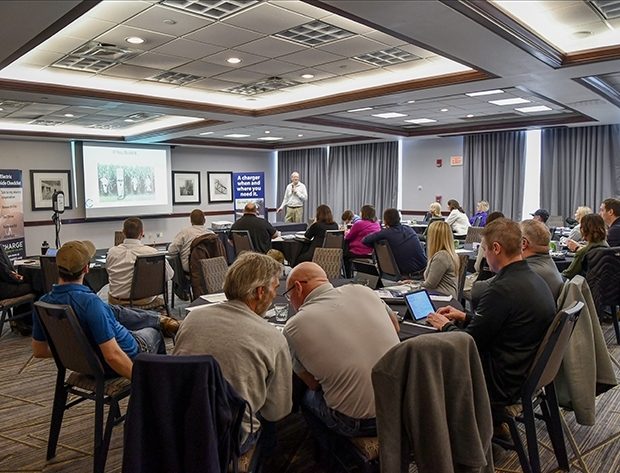 Photo of meeting attendees at the CHARGE meeting.