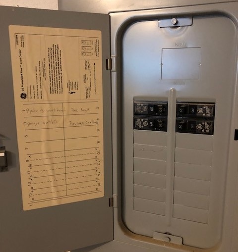 Photo image of an electric breaker box