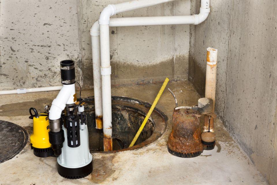 Photo image of a sump pump