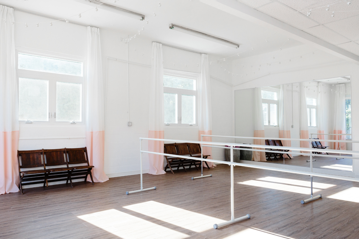 DanceFit Studio Reveal - Mirrors and Windows and Barres