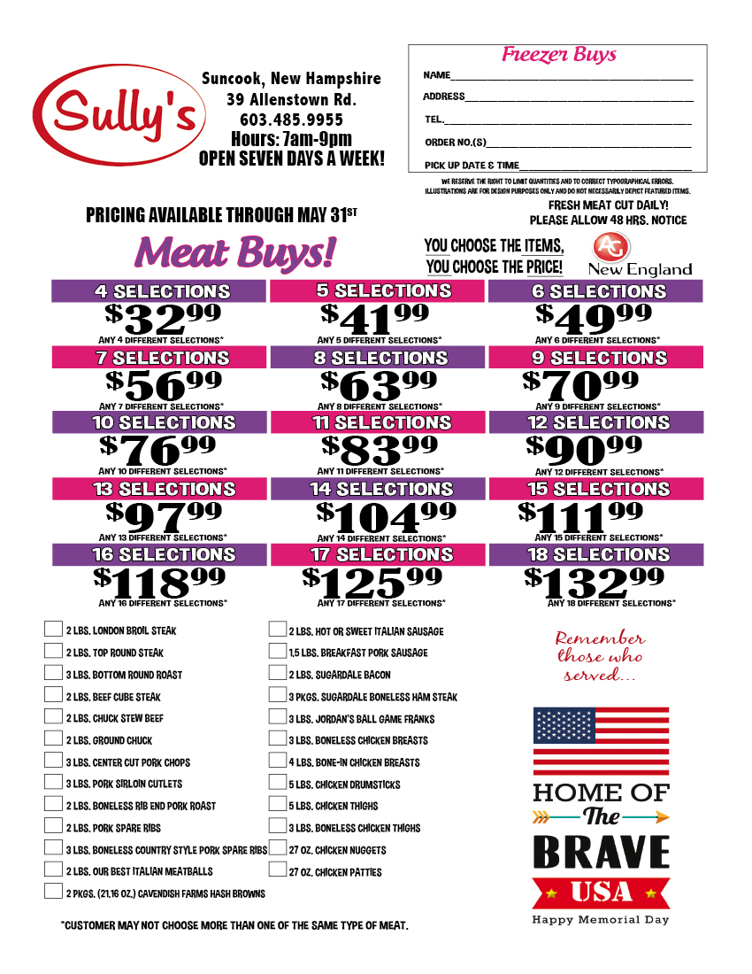 Sully's Superette - Freezer Buys