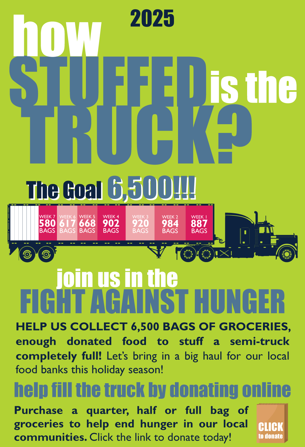 Stuff the truck - click to donate