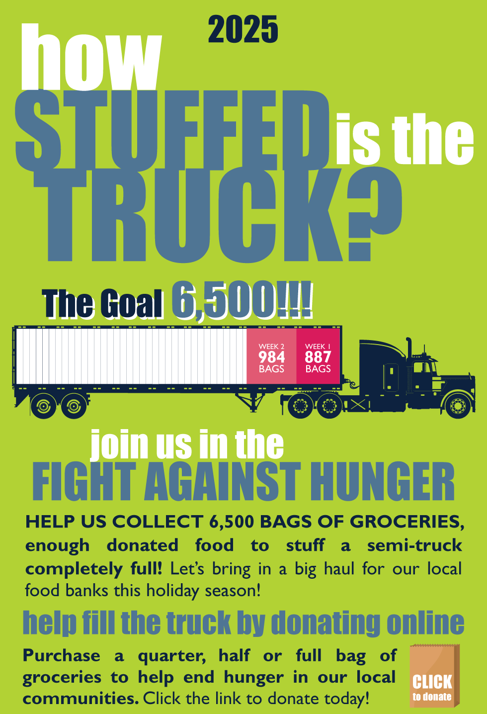 Stuff the truck - click to donate