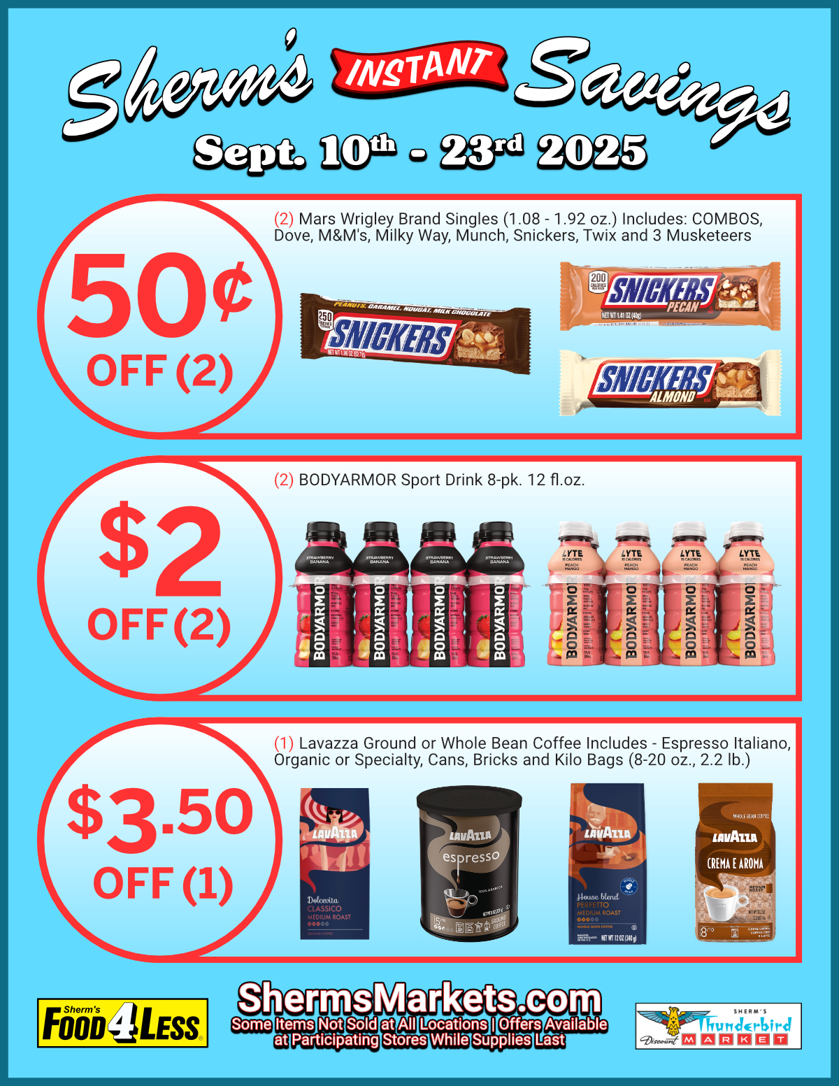 Sherm's Instant Savings
