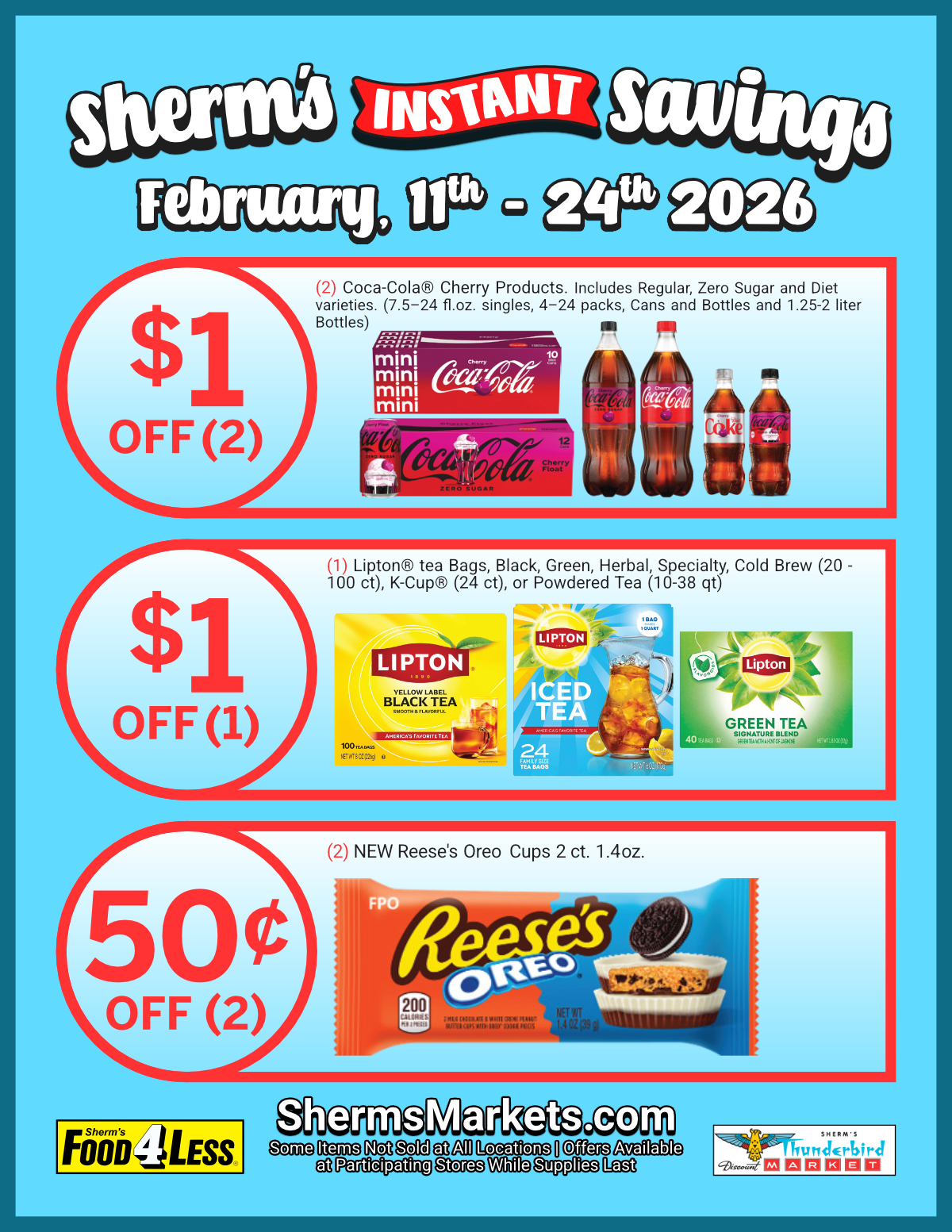 Sherm's Instant Savings