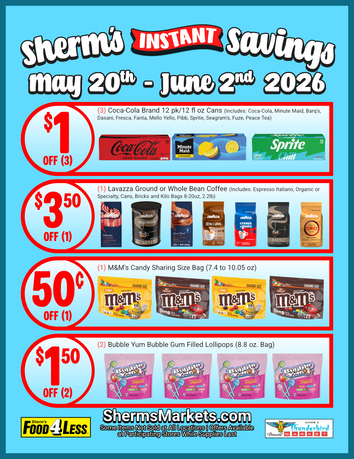 Sherm's Instant Savings