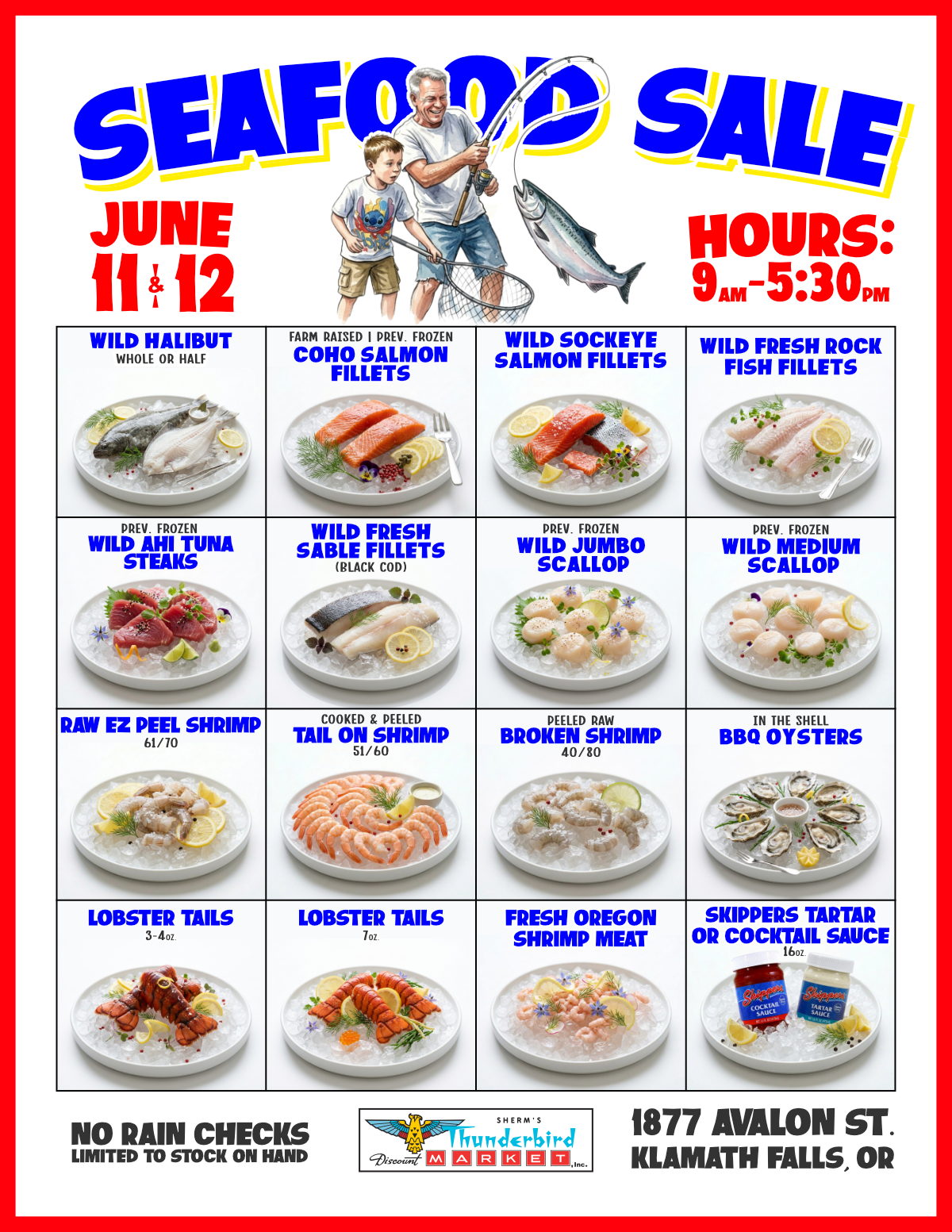 Sherm's Seafood Sale in Klamath Falls