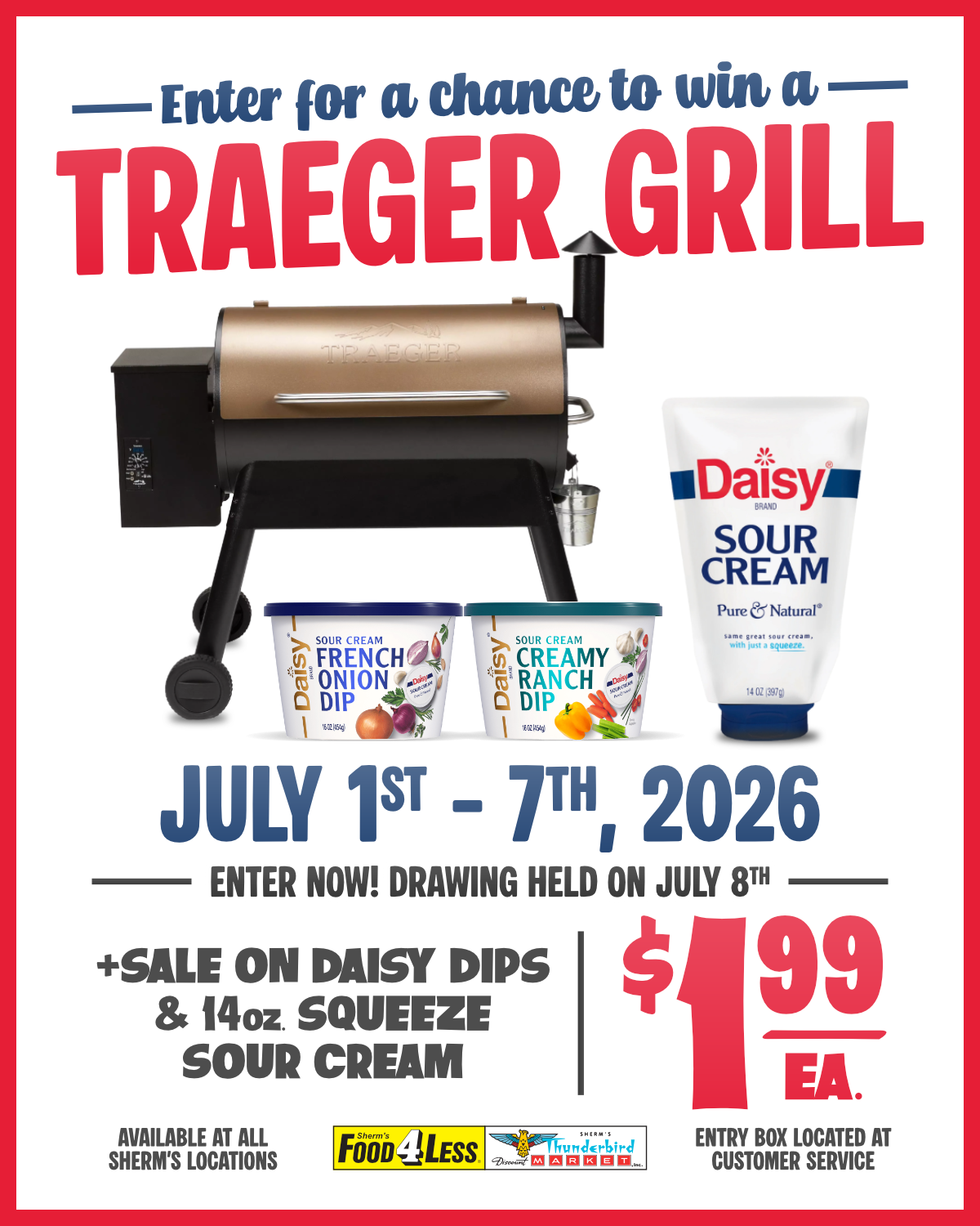 Sherm's & Daisy Traeger Giveaway
