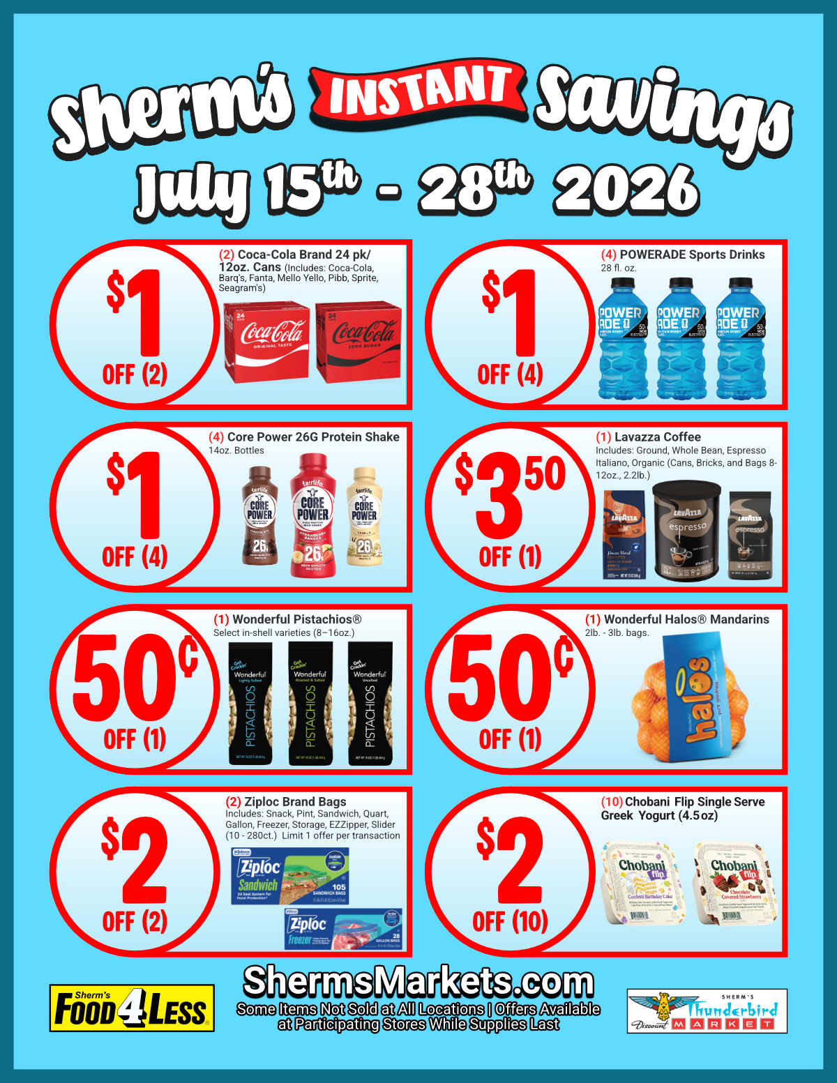 Sherm's Instant Savings