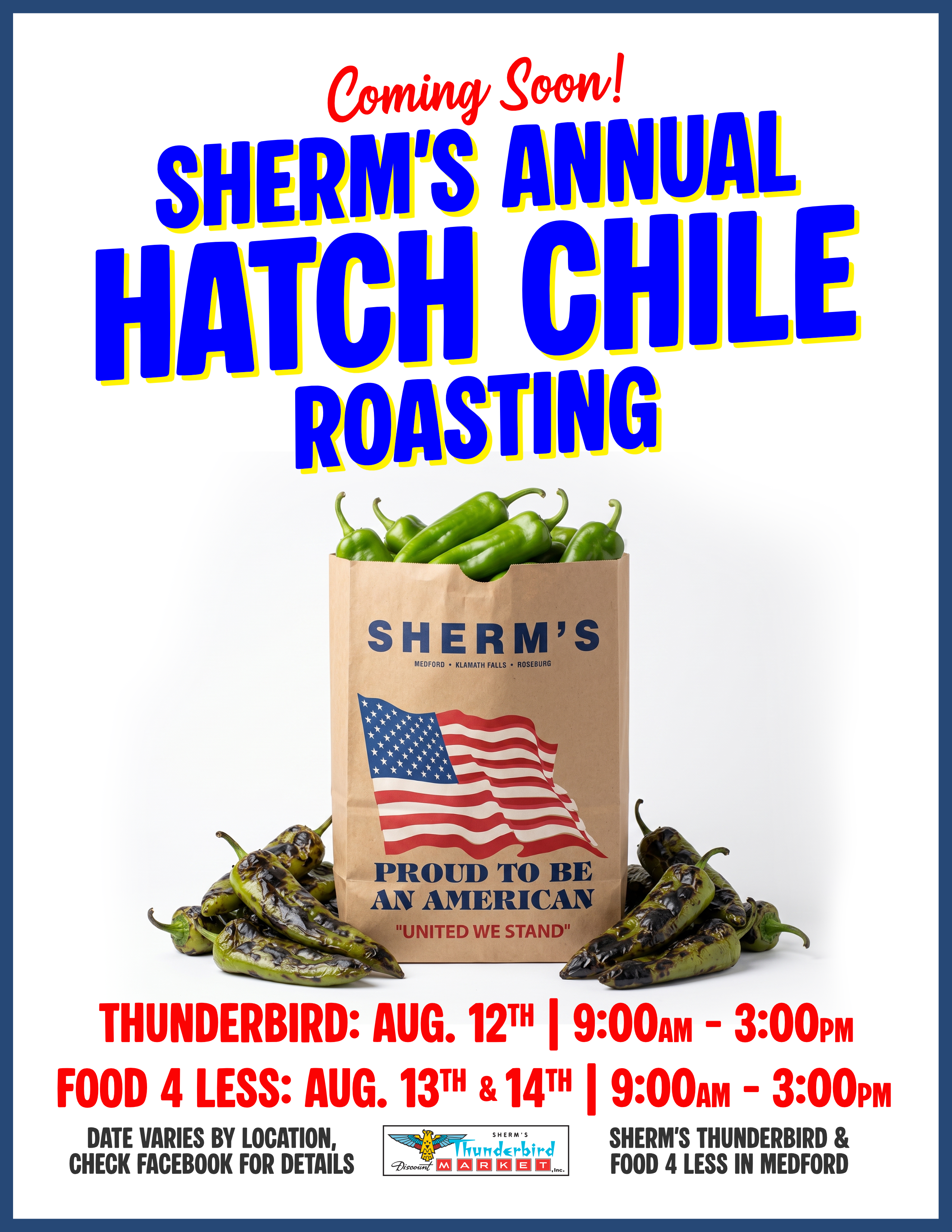 Medford Hatch Chile Roasting Coming Soon