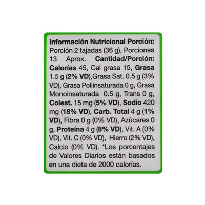 Jamon Sanduche X 450g