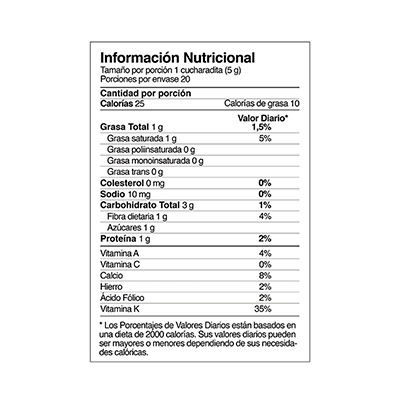 KALE(COL LISA Y/O RIZAD) 100GR
