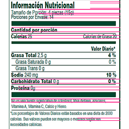 Aceitunas Rellenas De Pimienton X 198 gr