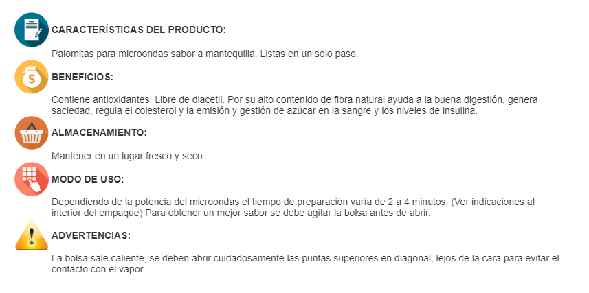 Palomita Mantequilla X 85 gr