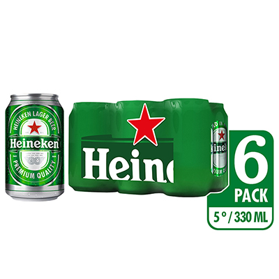 Cerveza Importada Premium - Six Pack Lata Cerveza 330 Ml.