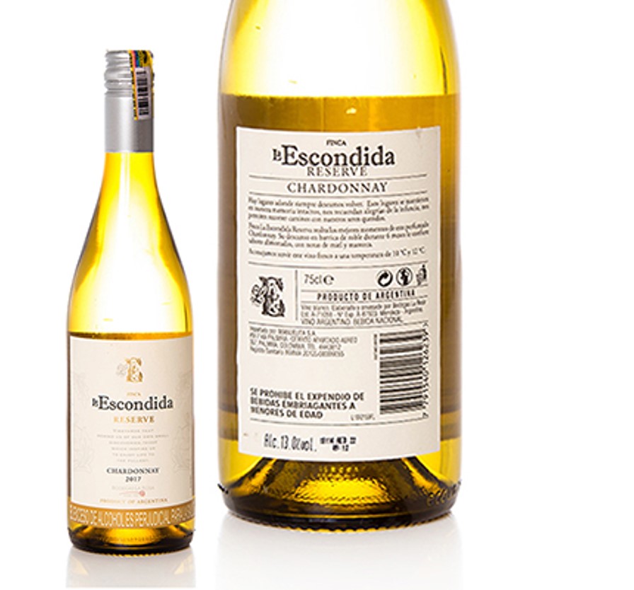 imagen Vino Blanco Reserve Chardonnay X 750 ml
