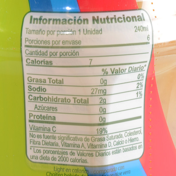 Té Verde Y Aloe Vera Maracuyá 1500 ml CHAITEA MARCA EXCLUSIVA exito.com