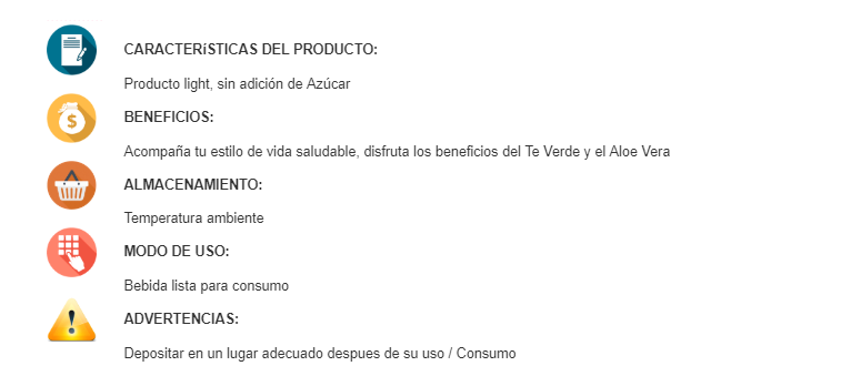 Te Verde Con Aloe Vera Sin Az Car X 500 ml