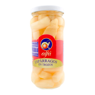 Esparragos En Trozos Frasco Vidrio X 330 gr