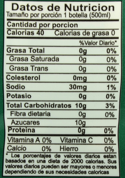 Bebida Con Aloe Vera Sabor A Maracuya X 500 ml