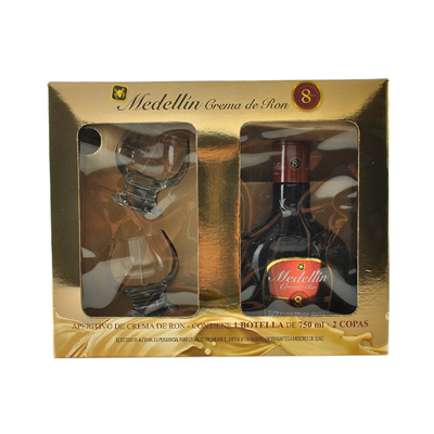 imagen Pack. Crema Ron 8años+1copa