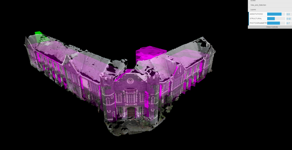 Photogrammetry + BIM model