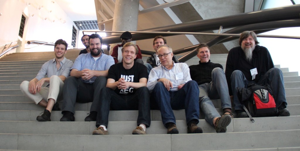 the vA3C team after a sleepless night of hacking