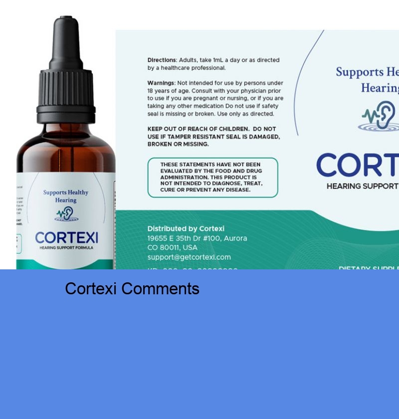 Cortexi Comments Wellness