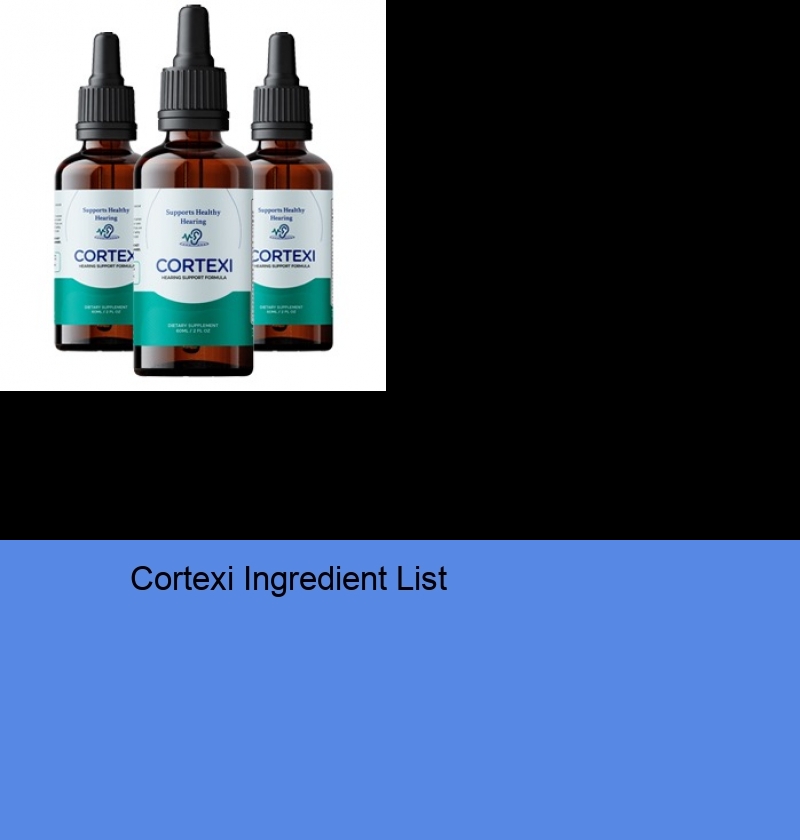 Cortexi Ingredient List