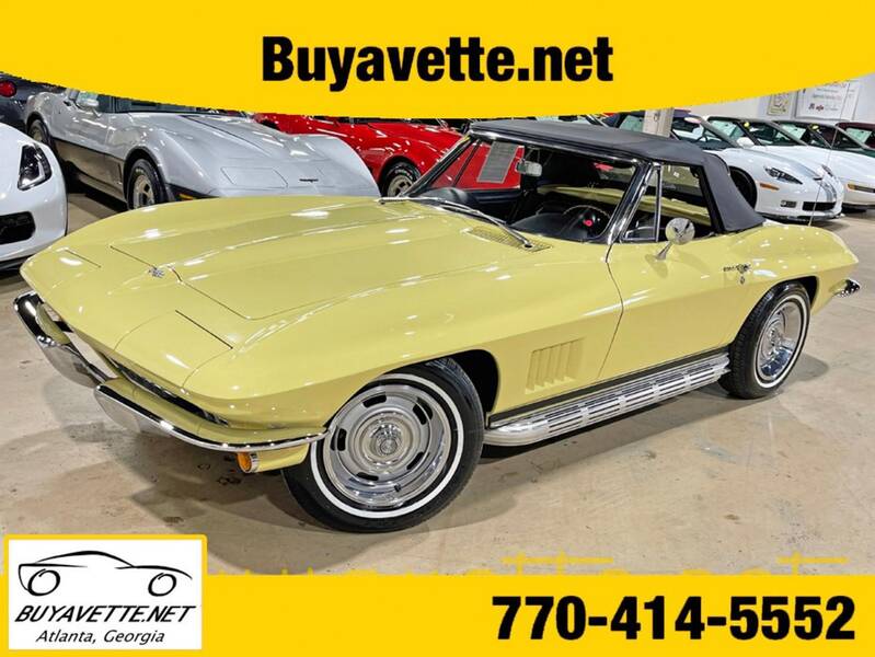 1967 Corvette Convertible *original Window Sticker And P.o.p., 24K