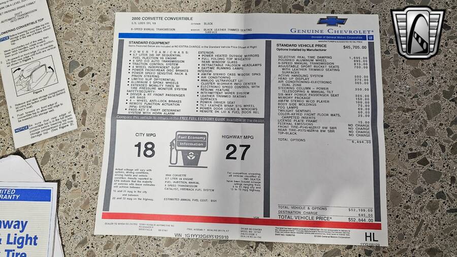 2000 Corvette picture #26