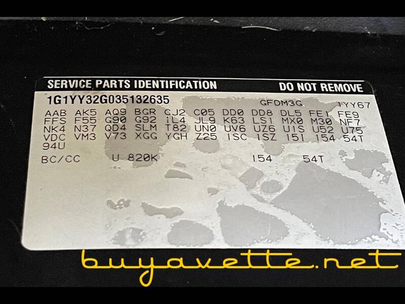 2003 Corvette 50th Anniversary 1SC Convertible picture #29