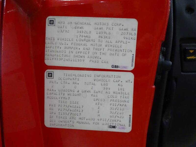 1992 Corvette picture #22