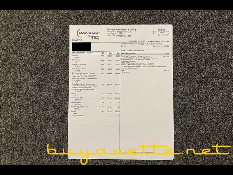 2016 Corvette Z06 Z07 3LZ Coupe *cammed, 700+HP* picture #26