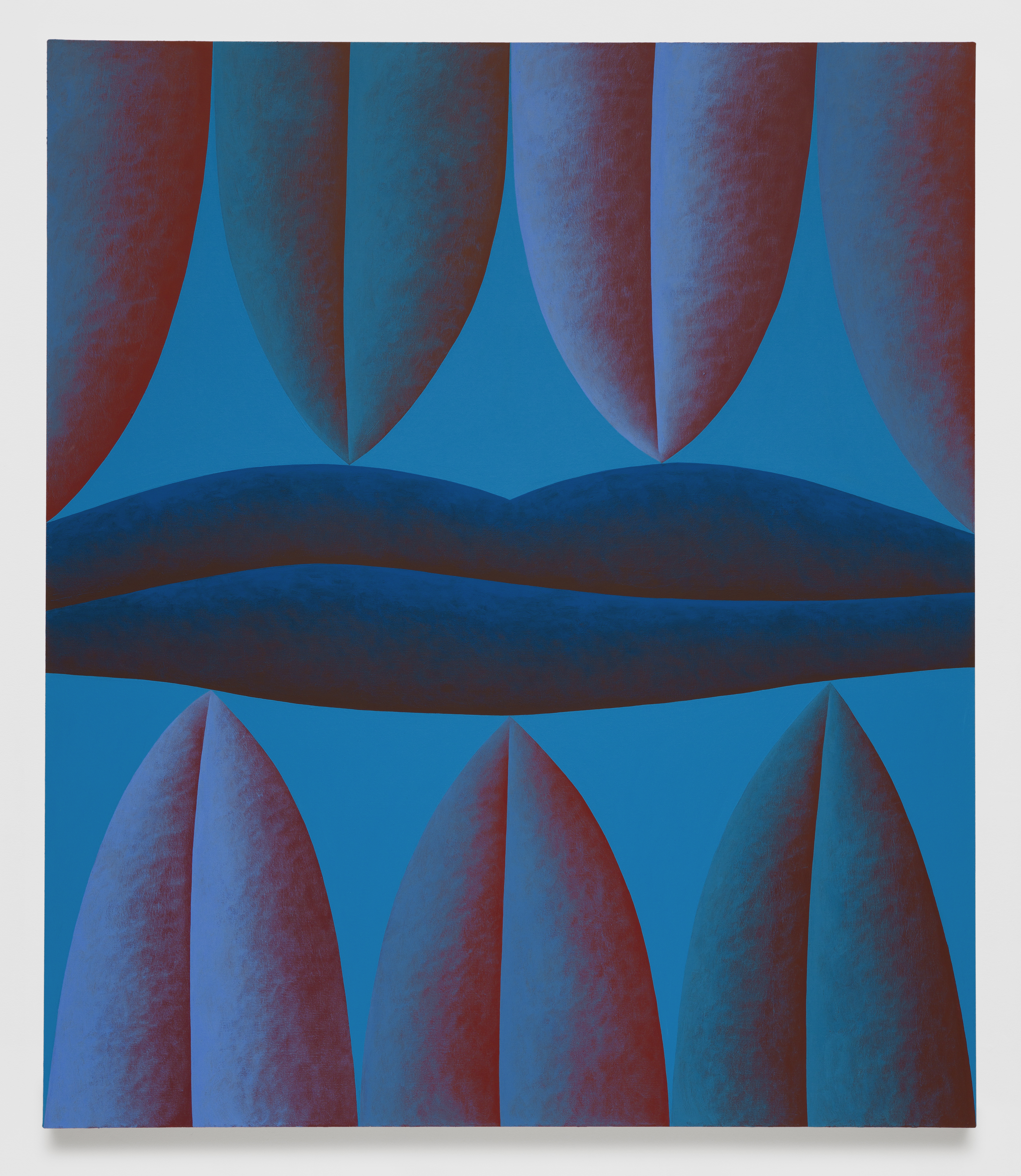 Corydon Cowansage, Blues, Blues, 2023, acrylic on canvas, 70 x 60 inches