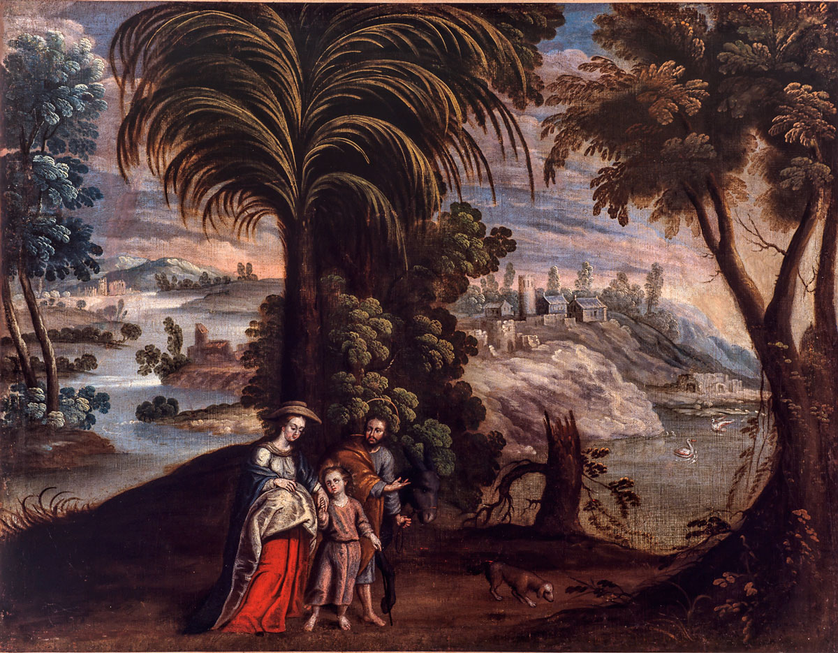 “Retorno de Egipto 1680”. Diego Quispe Tito (San Sebastián, Cuzco, 1611- 1681). Museo Nacional de Arqueología, Antropología e Historia del Perú. Ministerio de Cultura del Perú.