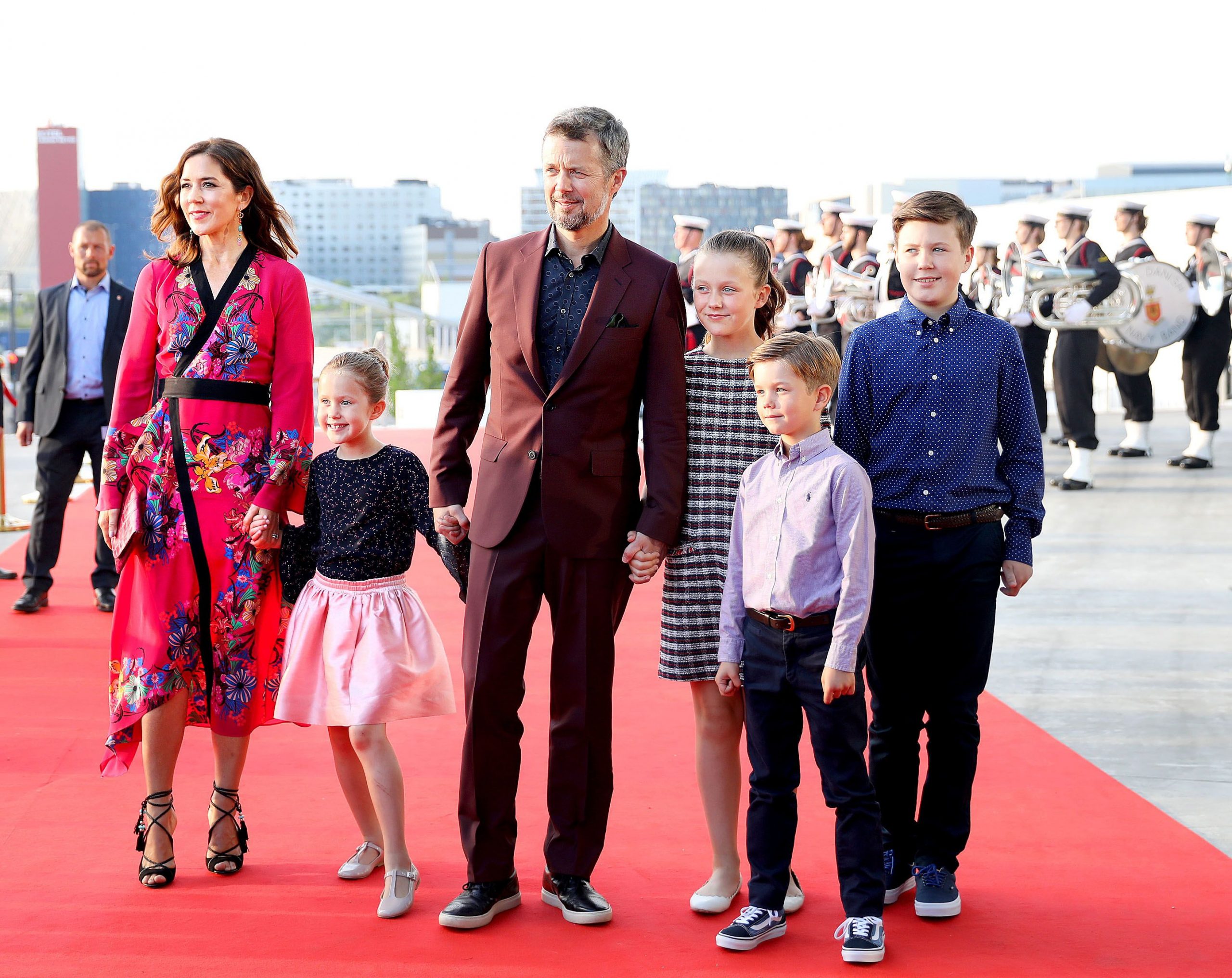 La familia real danesa.