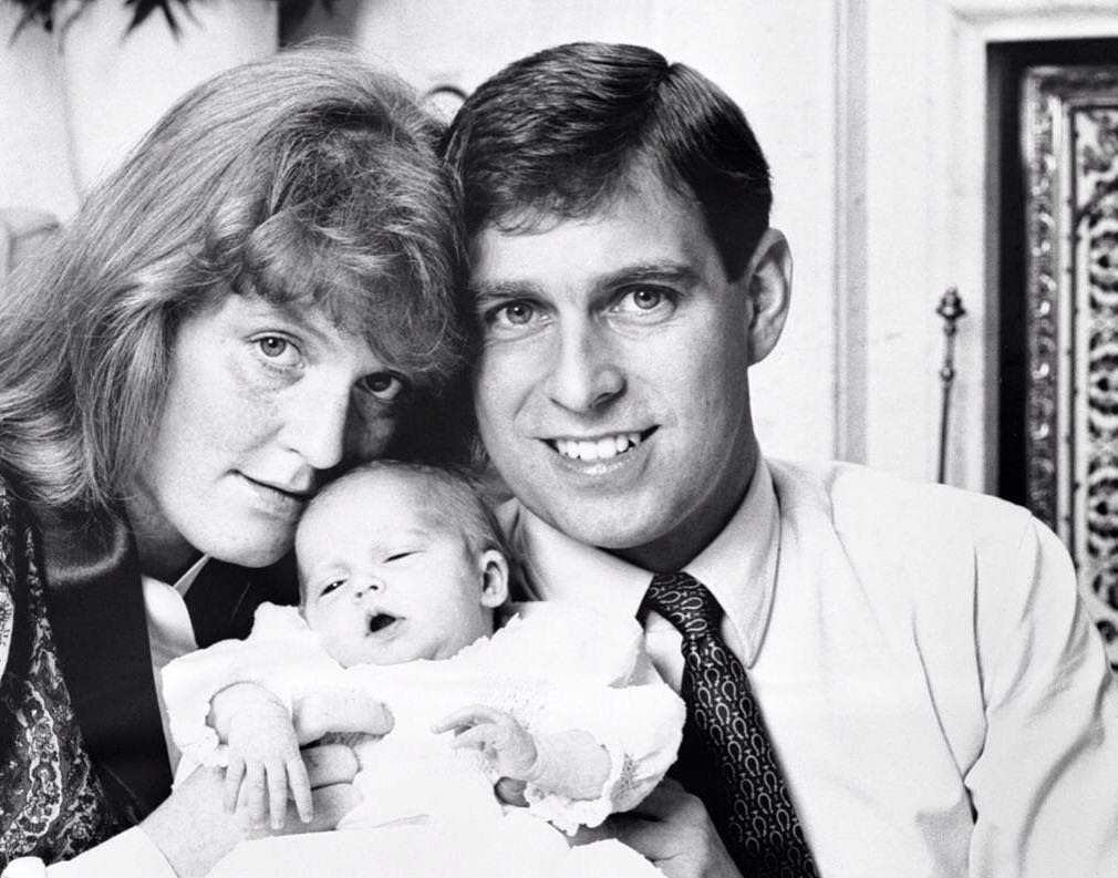 Sarah Ferguson y el príncipe Andrés,