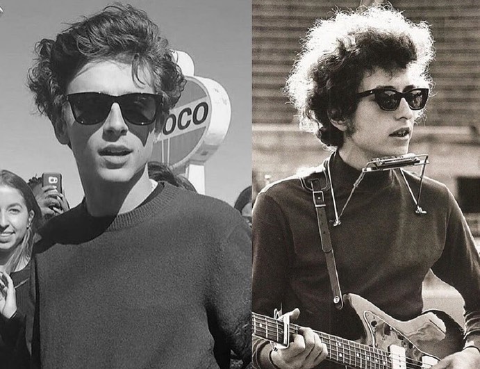 Timothée Chalamet going electric Dylan (1) Timothée Chalamet going electric Dylan (1)