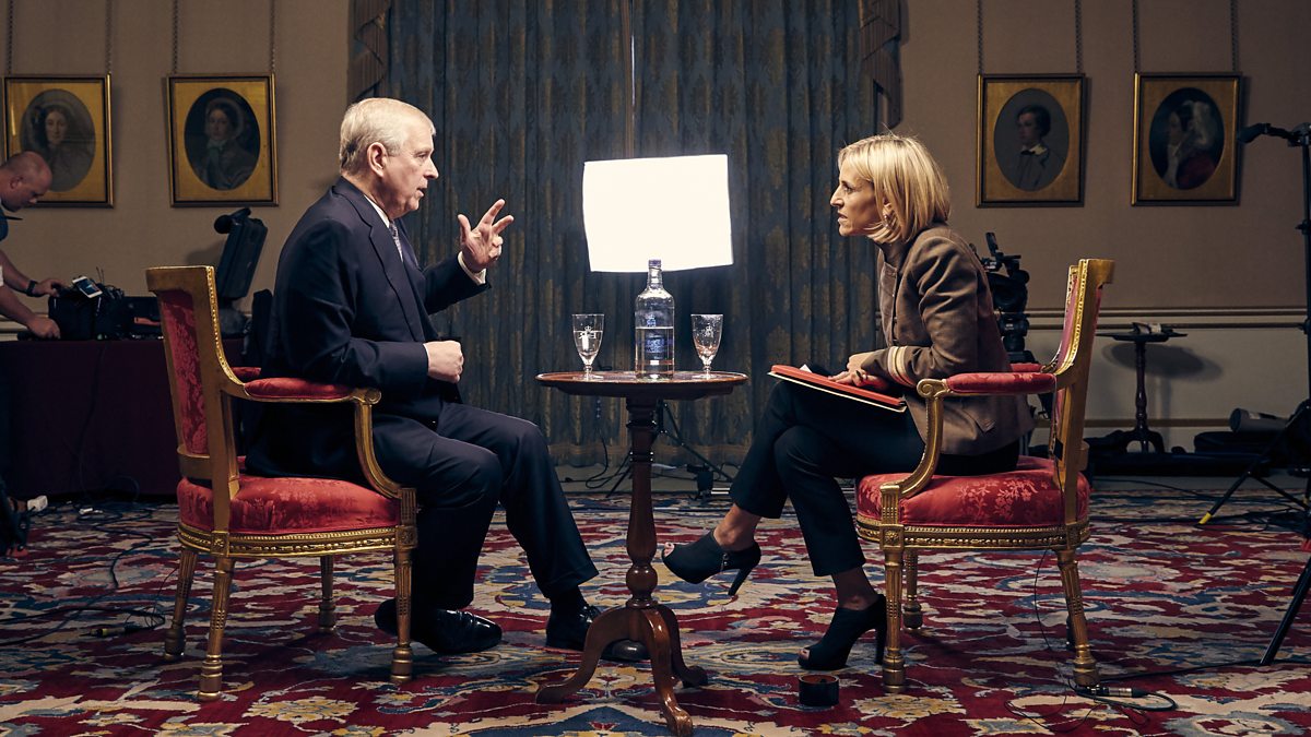 Príncipe Andrew entrevistado en BBC Newsnight por Emily Maitlis