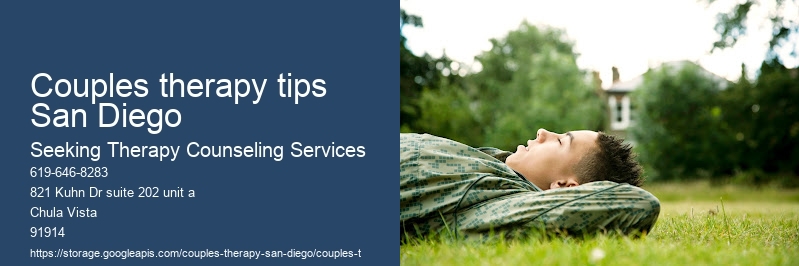 Couples therapy tips San Diego