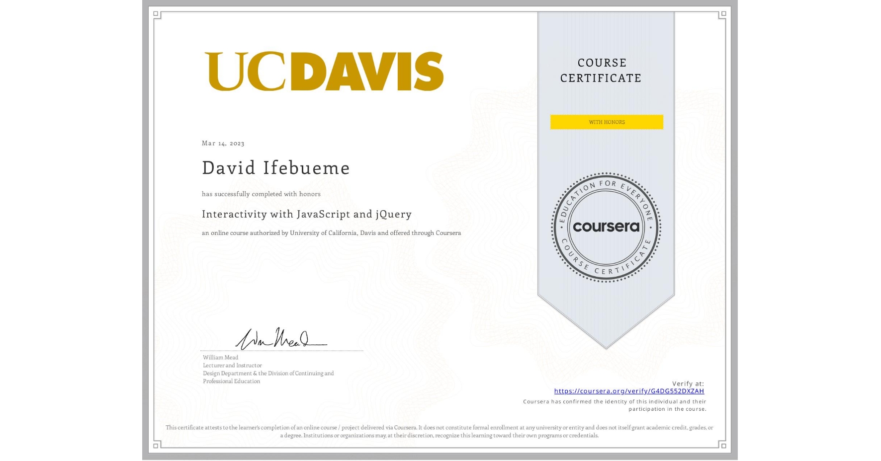 certificate preview G4DG552DXZAH