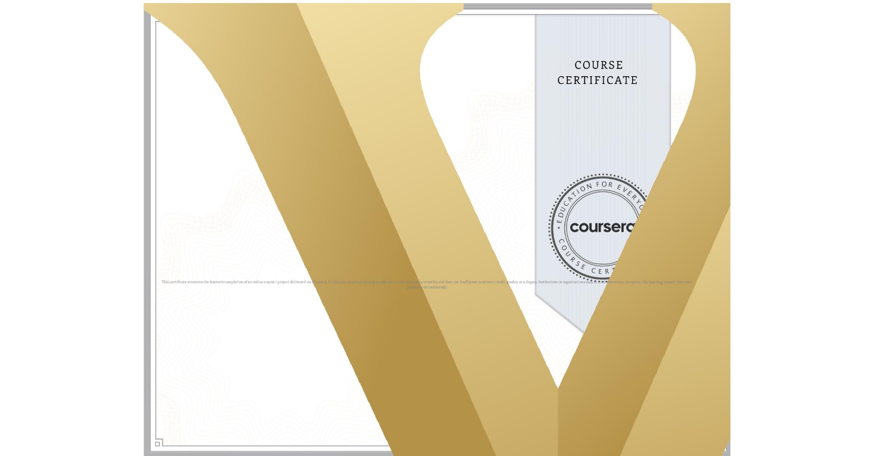 View certificate for Austin Reed, Prompt Engineering for ChatGPT, an online non-credit course authorized by Vanderbilt University and offered through Coursera