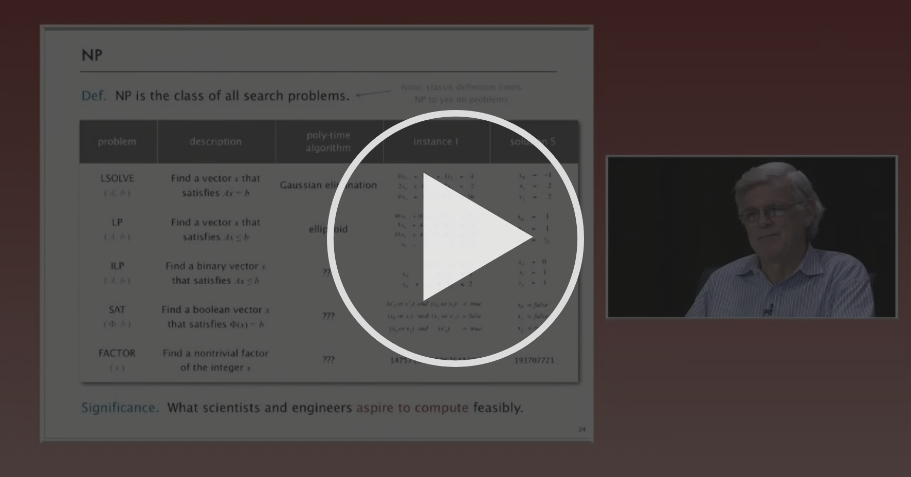 P Vs Np Intractability Coursera