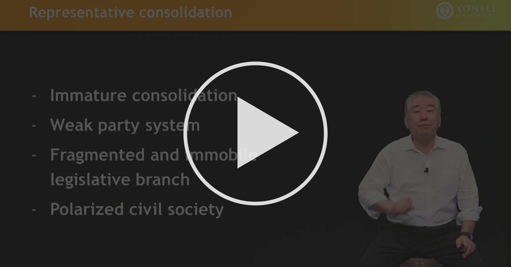 2.5 Prospects for Democratic Consolidation in South Korea Dynamics of