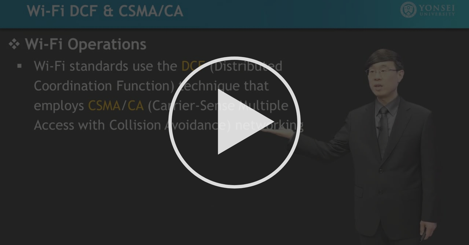 4.2 Wi-Fi DCF & CSMA/CA Part 1 - Wi-Fi & Bluetooth | Coursera