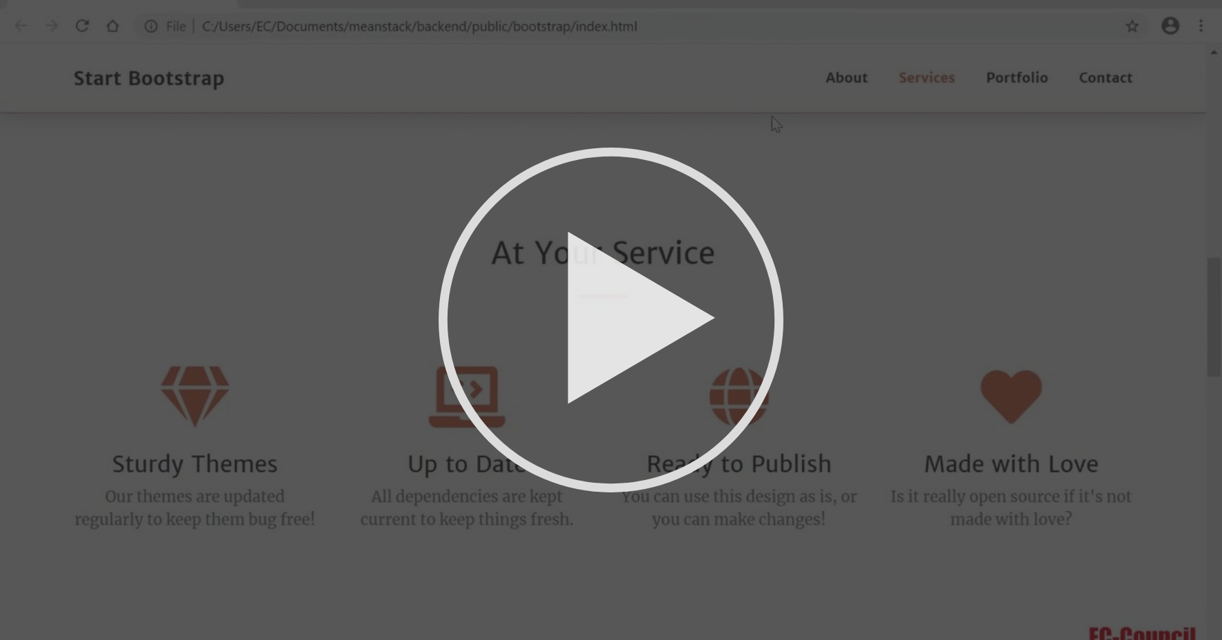 Creating the List Page - Server-Side Development with Express (E) | Coursera