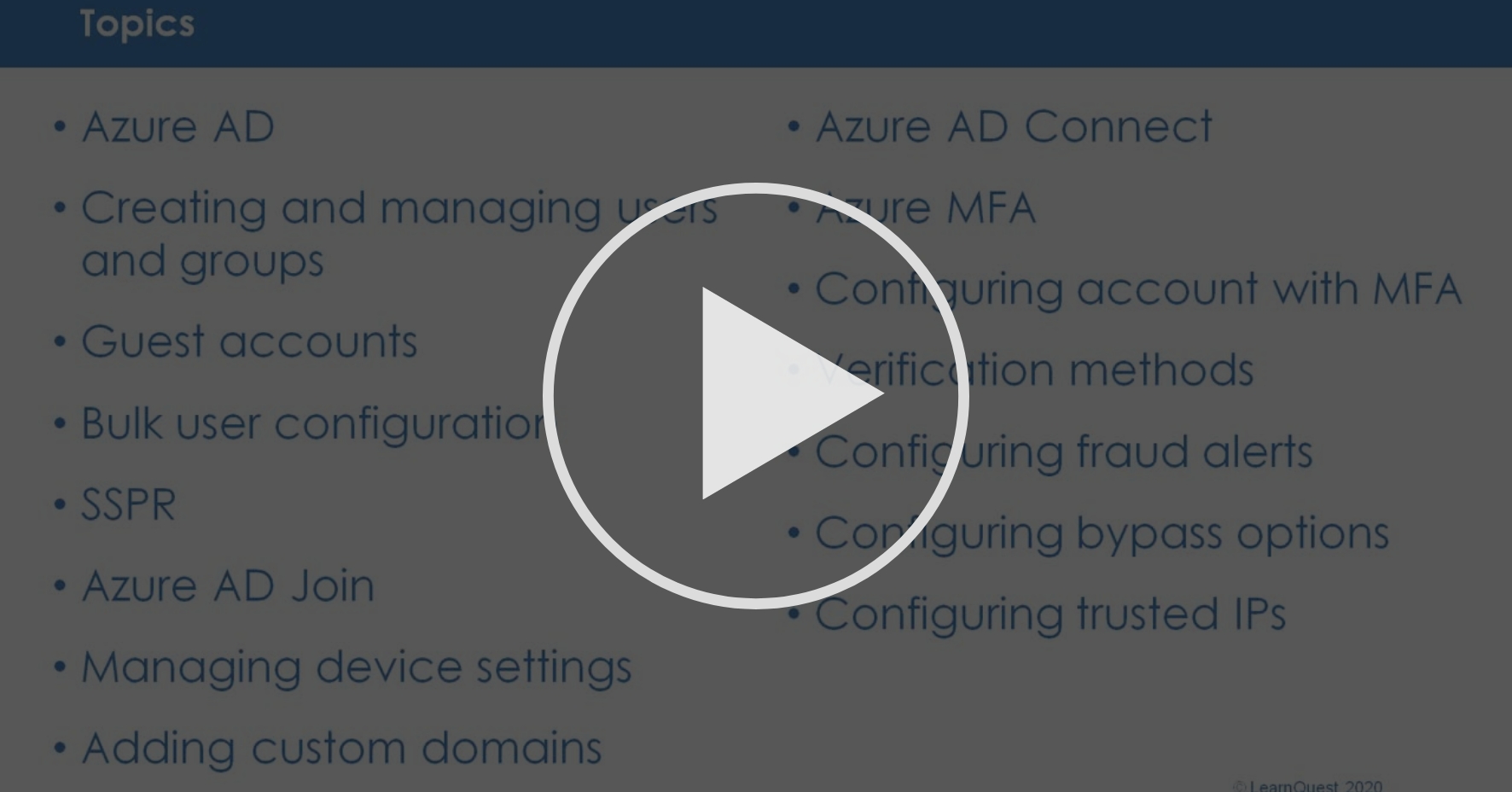 Azure AD Module 3 Azure AD Identity Management Coursera
