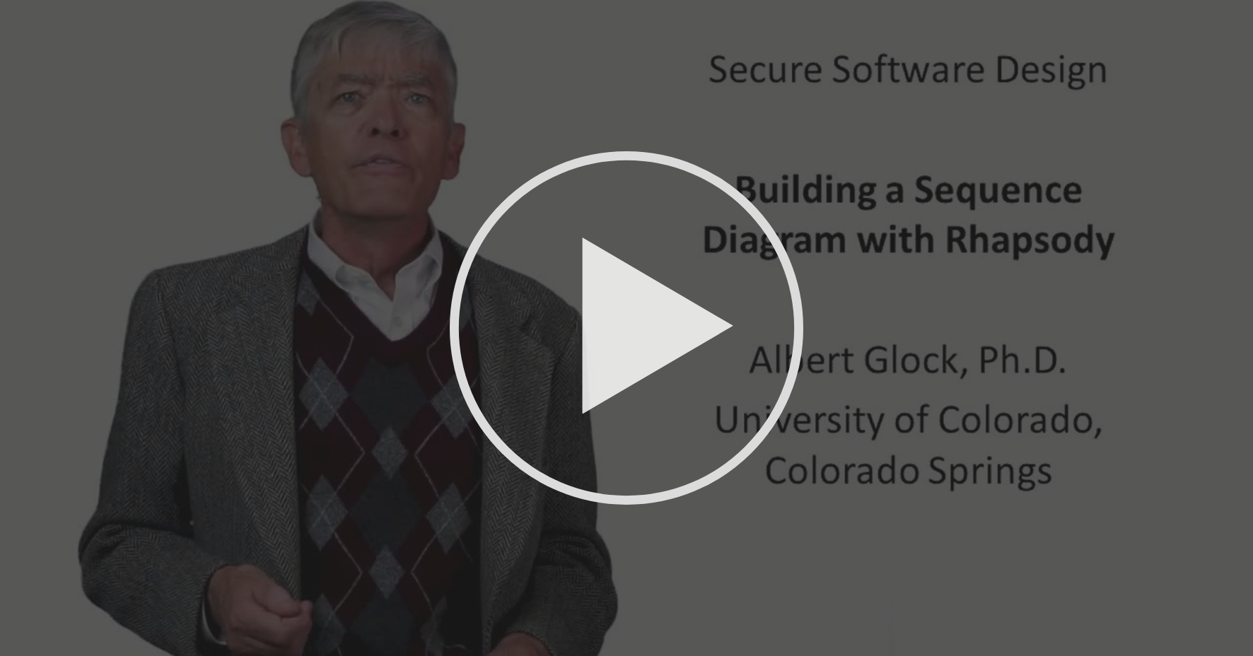 Building a Sequence Diagram with Rhapsody - UML Tools | Coursera