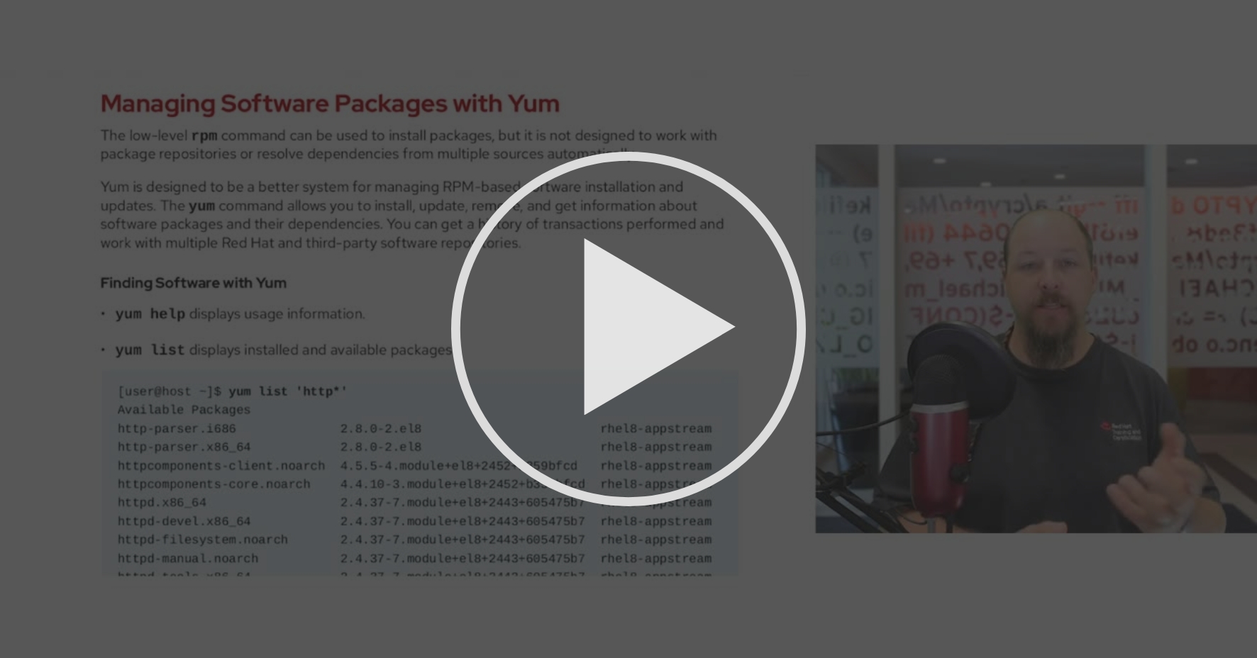Managing Software Updates with Yum - Installing and Updating Software  Packages | Coursera